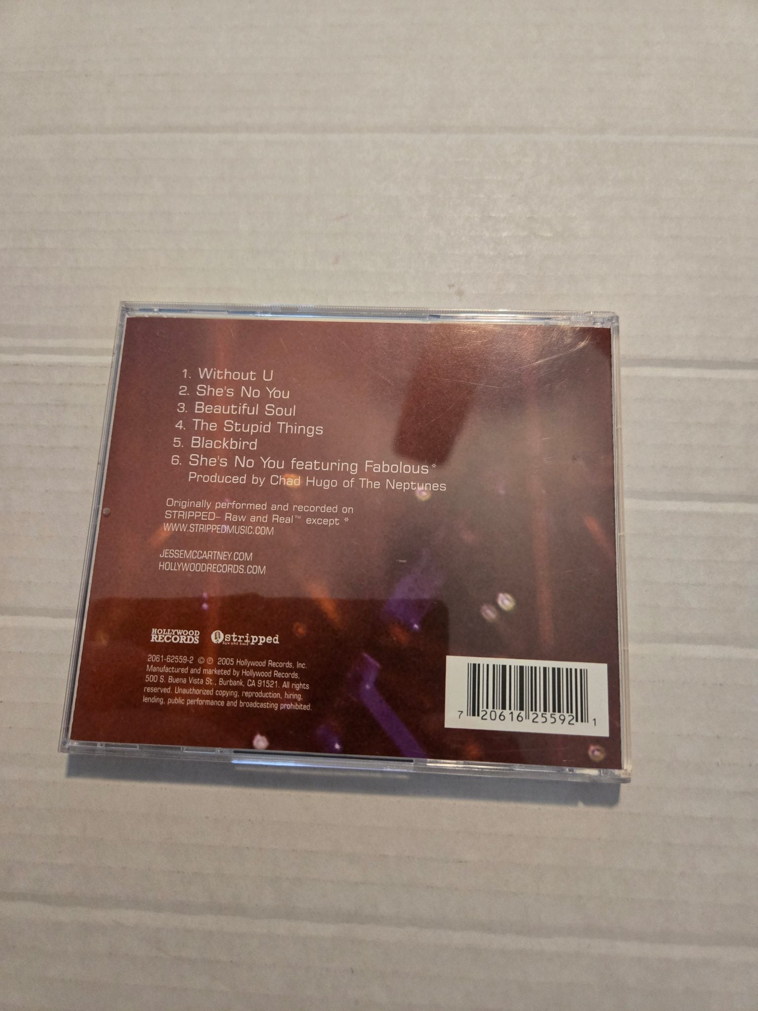 Jesse McCartney Off The Record CD