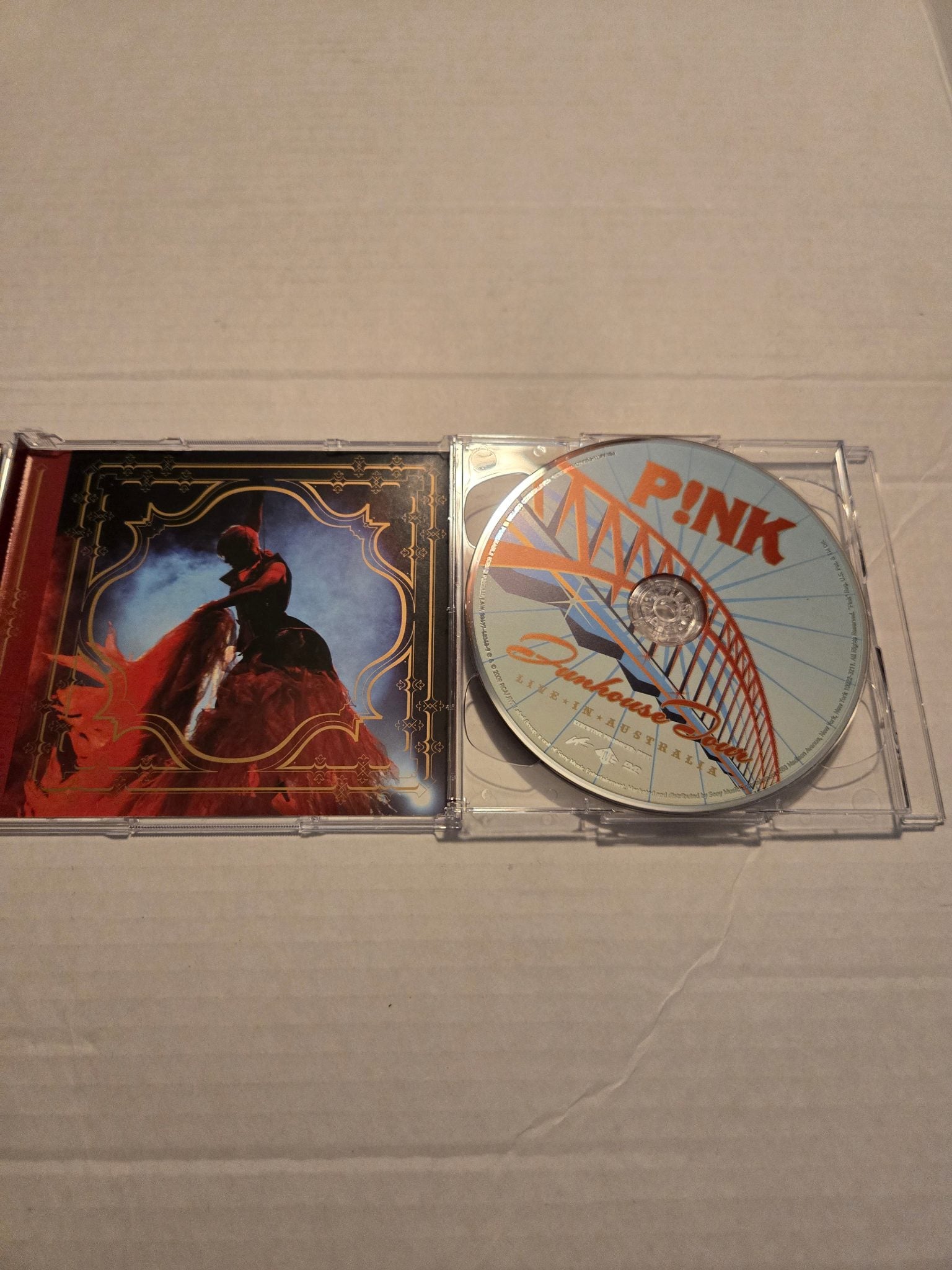 P!nk Funhouse Tour CD and DVD set