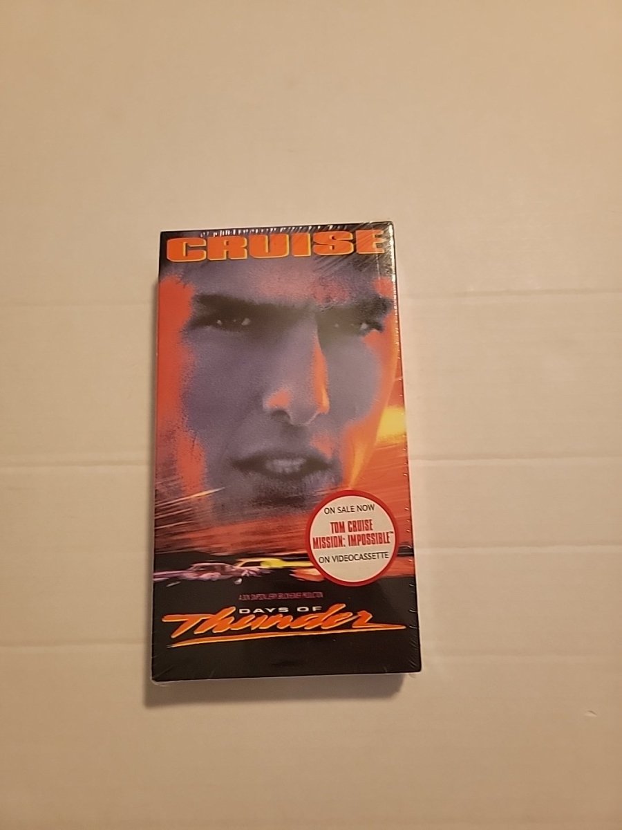Days of Thunder Sealed VHS Tape - VHS - ThrowbackBuys - Amanda's Awesome Finds