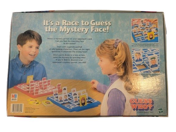 Vintage Guess Who Game by Milton Bradley - Complete & Good Condition - (1998)