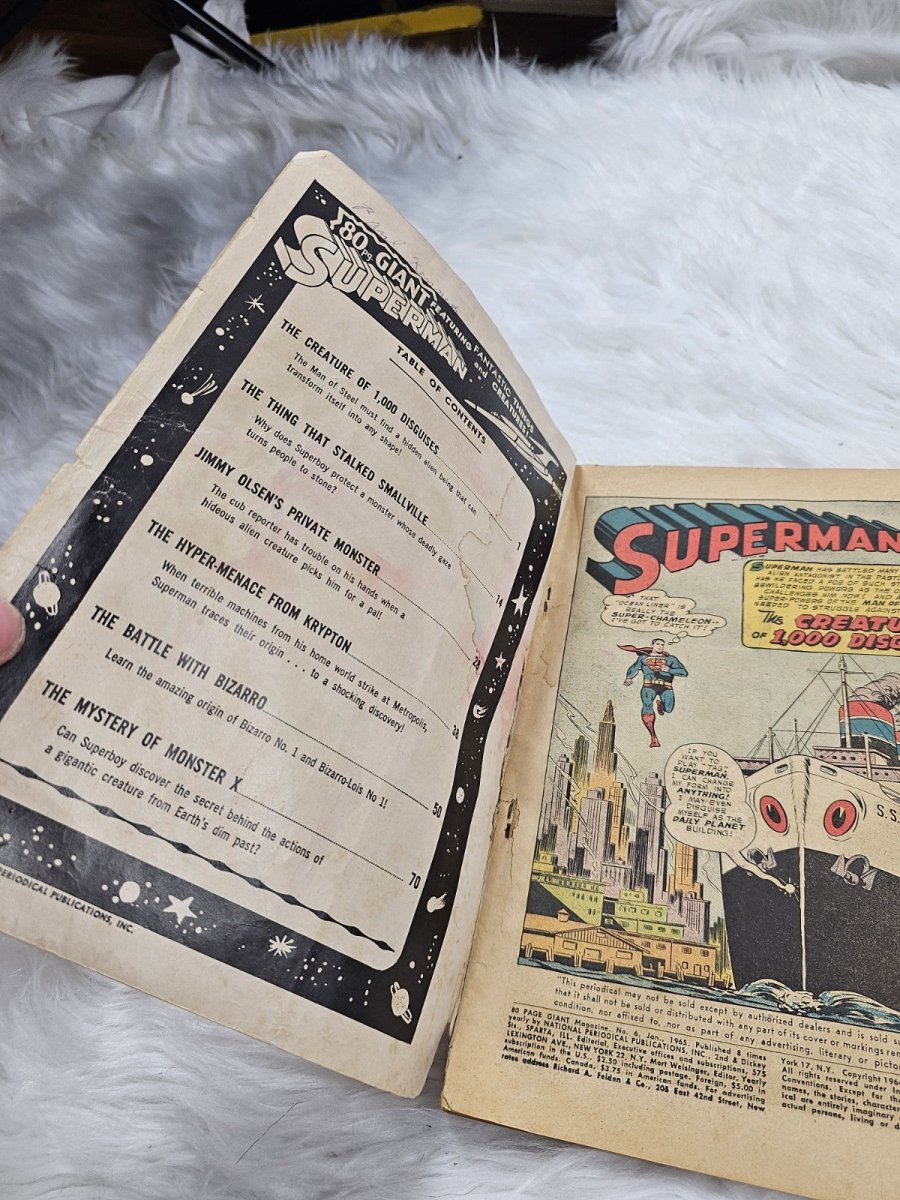 DC Rare Superman 80 Page Giant 6 Comic Book - Comics - ThrowbackBuys - The Thrifty Gypsyy Shop