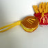 McDonald's Plush Keychains Fries Big Mac Filet-O-Fish 2002