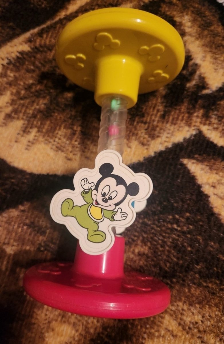 Disney 1990 Mickey Mouse Spin Toy - Collectible Toys - ThrowbackBuys - Forevertreasuresthrift