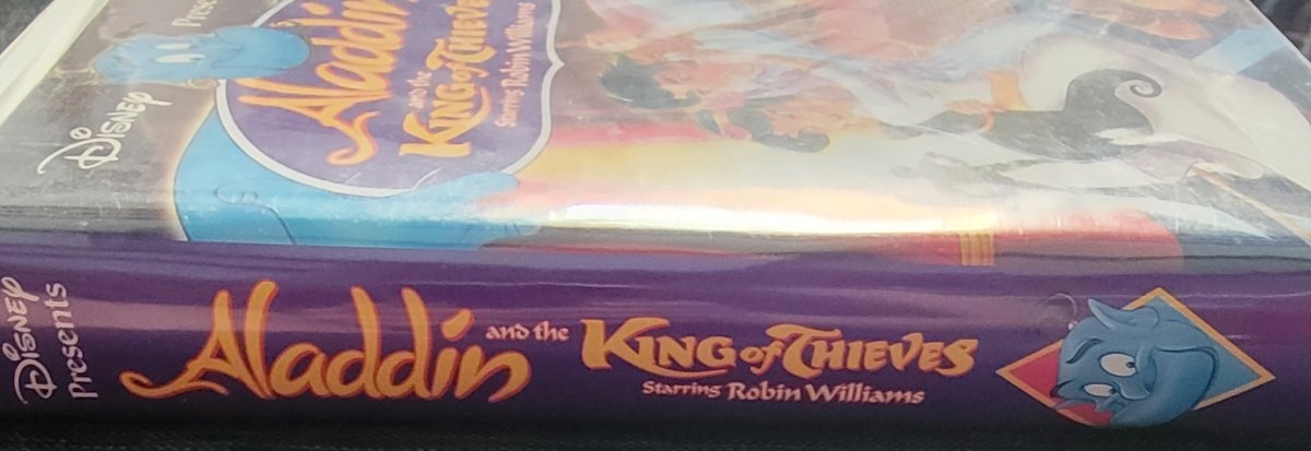 Disney Aladdin and the King of Thieves VHS Clamshell - VHS - ThrowbackBuys - Amanda's Awesome Finds