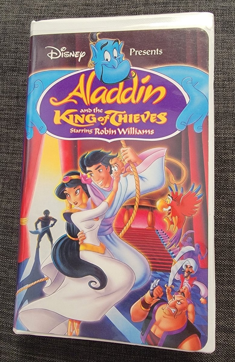 Disney Aladdin and the King of Thieves VHS Clamshell - VHS - ThrowbackBuys - Amanda's Awesome Finds