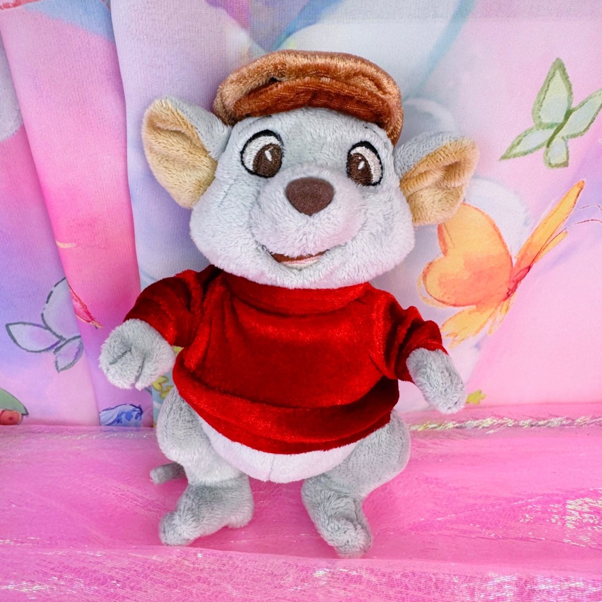 Disney Bernard Plush – 7” Mouse from The Rescuers – 2000s Disney Store - Collectible Toys - ThrowbackBuys - Starbunnyvintage