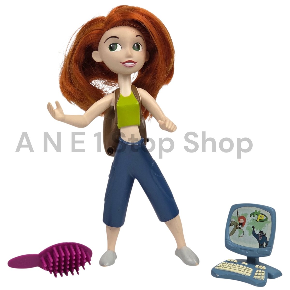 Disney Kim Possible School Day Adventures 7" Talking Kim Doll - READ** - Dolls - ThrowbackBuys - A N E 1 Stop Shop