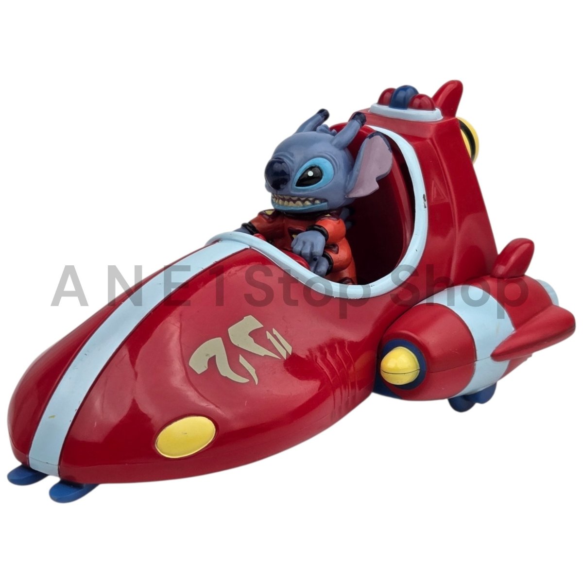 Disney Lilo & Stitch Cool Converting Spaceship Vehicle w Stitch Figure - Action Figures & Collectibles - ThrowbackBuys - A N E 1 Stop Shop