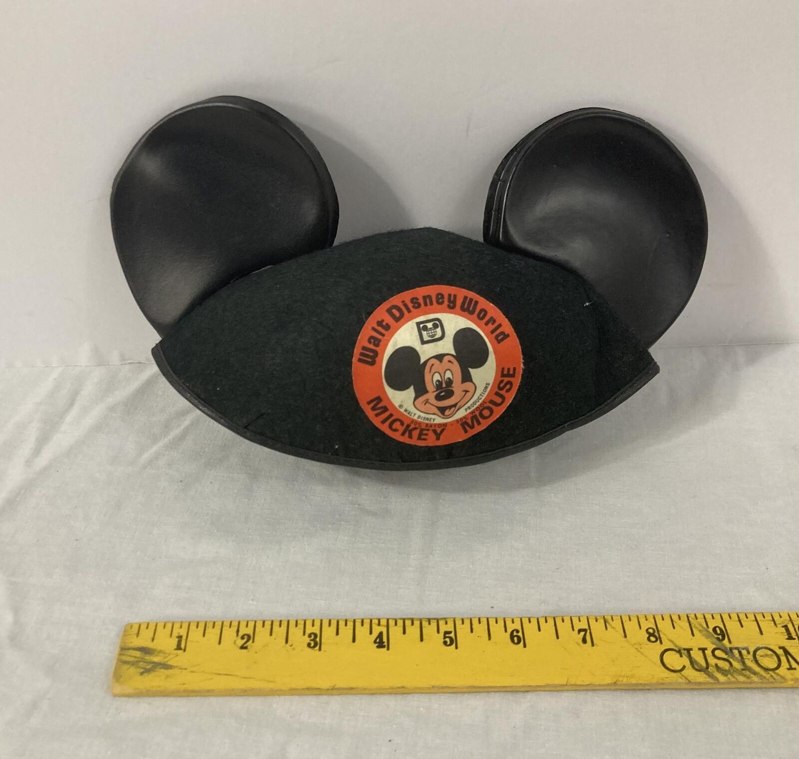 Disney Mickey Mouse Ears Hat/Cap - Vintage, Black