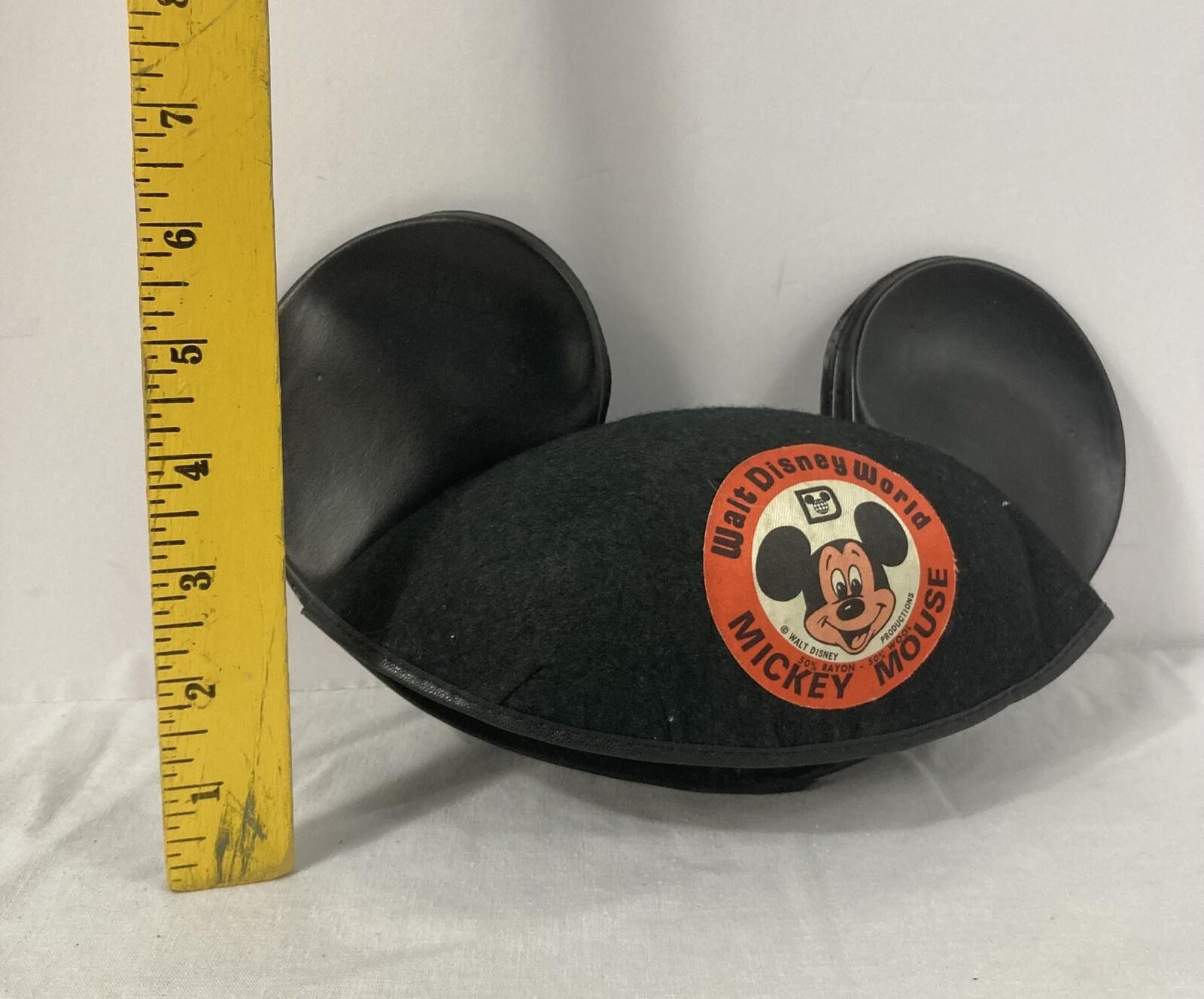 Disney Mickey Mouse Ears Hat/Cap - Vintage, Black