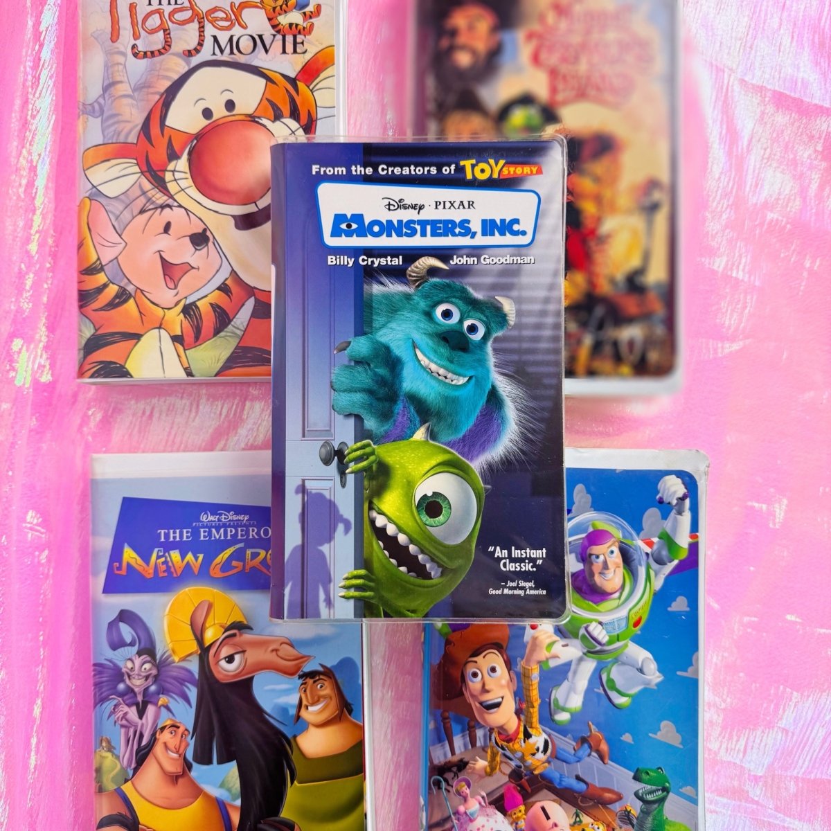 Disney VHS Bundle – Monsters Inc, Toy Story, Emperor’s New Groove, Tigger Movie - VHS - ThrowbackBuys - Starbunnyvintage