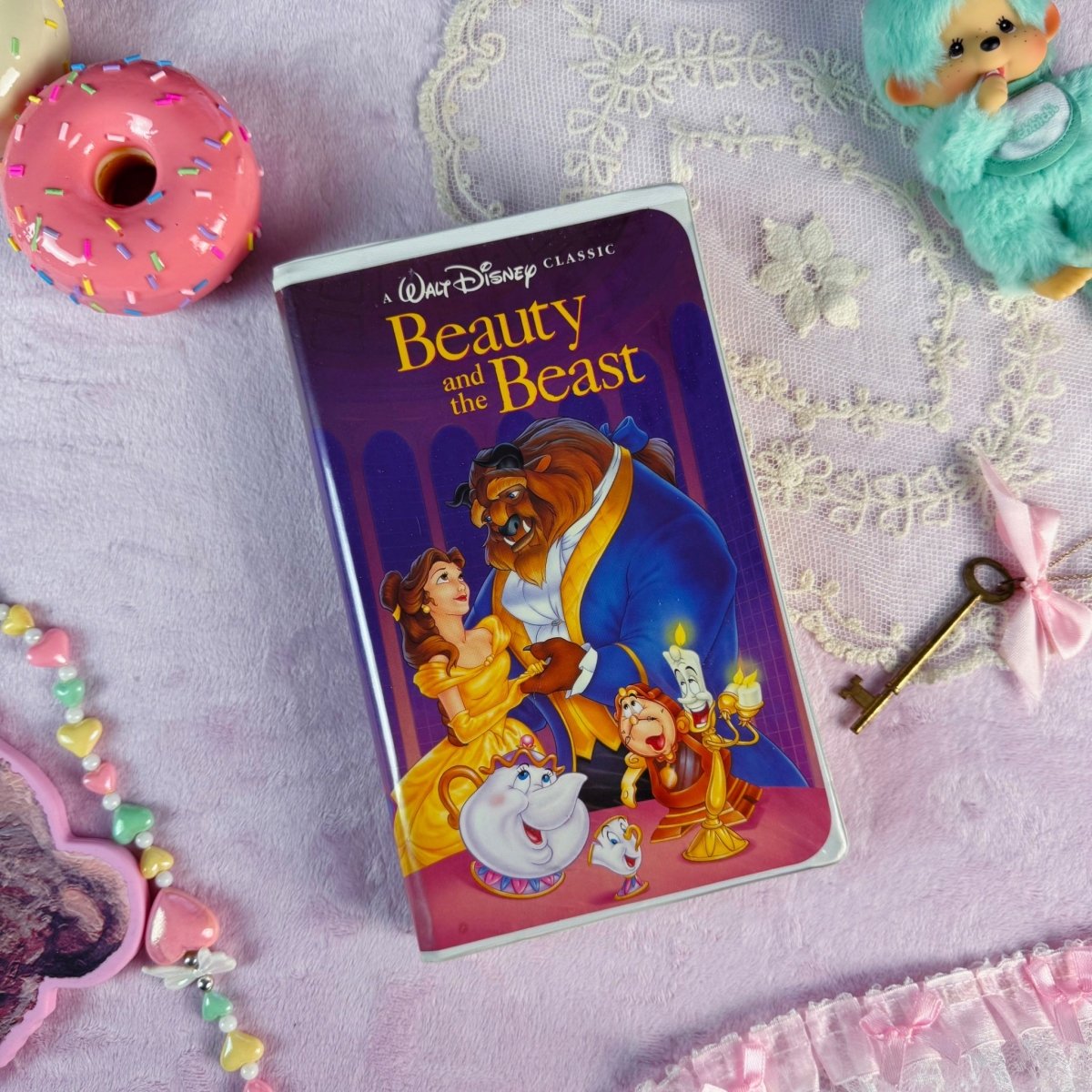 Disney VHS Tape - Beauty and the Beast - Clamshell Movie Vintage 90s Nostalgia - VHS - ThrowbackBuys - Starbunnyvintage