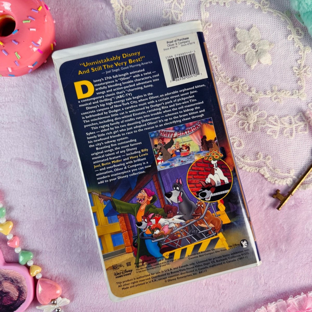 Disney VHS Tape - Oliver and Company - Clamshell Movie Vintage 90s Nostalgia - VHS - ThrowbackBuys - Starbunnyvintage