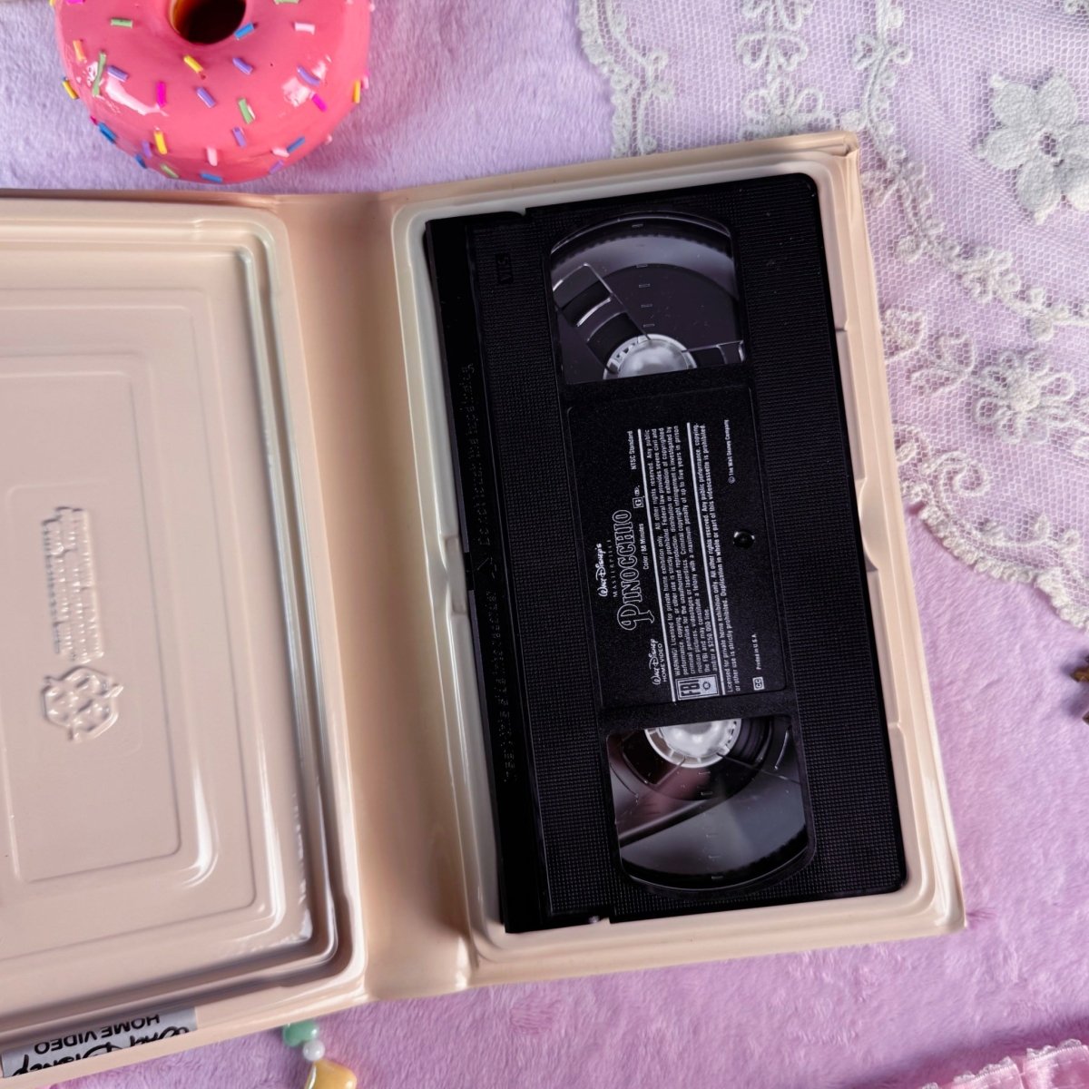 Disney VHS Tape - Pinocchio - Clamshell Movie Vintage 90s Nostalgia - VHS - ThrowbackBuys - Starbunnyvintage