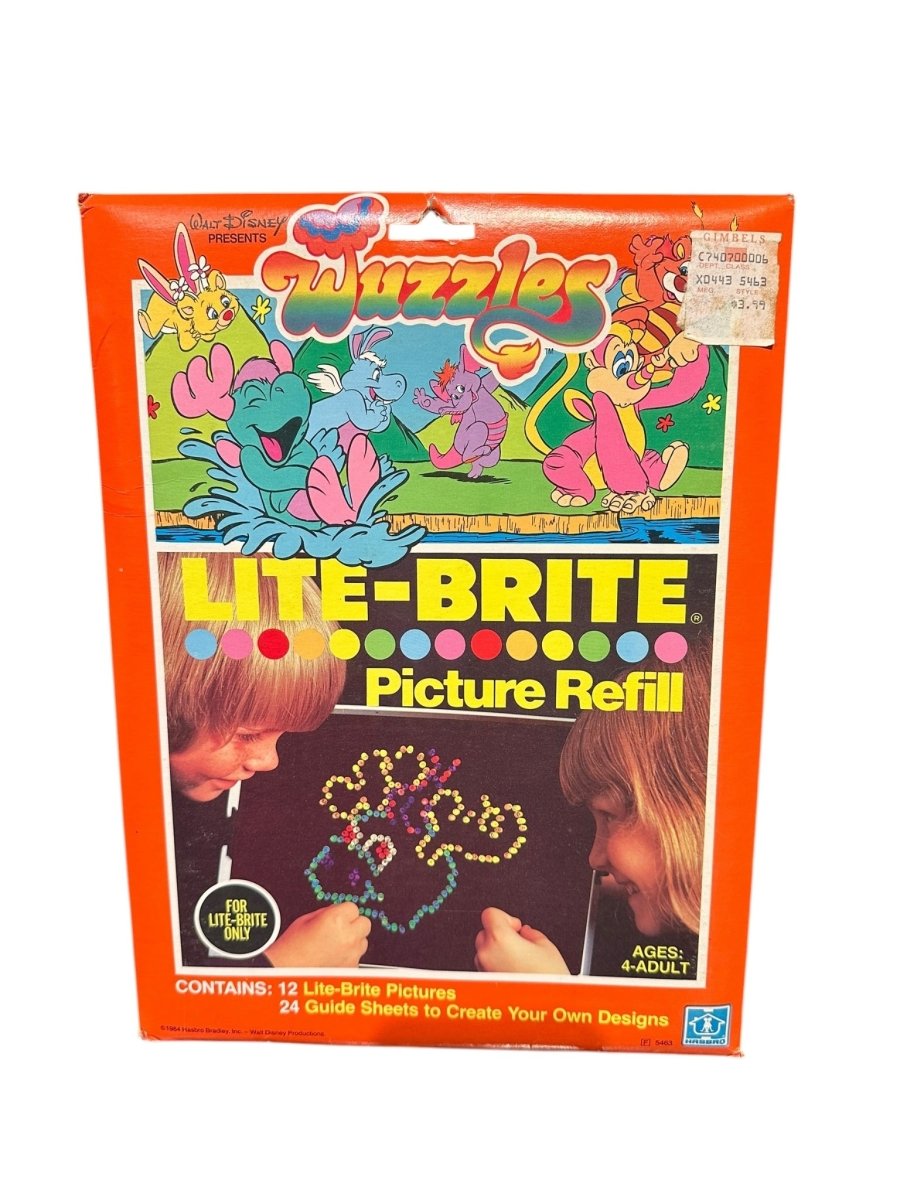 Disney's Wuzzles Lite - Brite Picture Refill Papers 1984 - Collectible Toys - ThrowbackBuys - Abunnysvintageco