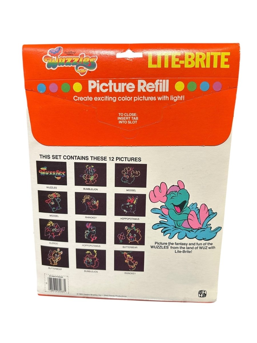 Disney's Wuzzles Lite - Brite Picture Refill Papers 1984 - Collectible Toys - ThrowbackBuys - Abunnysvintageco