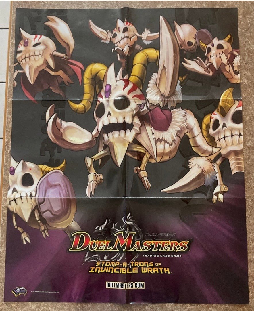 DUAL MASTERS 22" x 28" TCG - Promo Poster STOMP - A - TRONS WOC 2005 - Posters - ThrowbackBuys - Just_in_collections