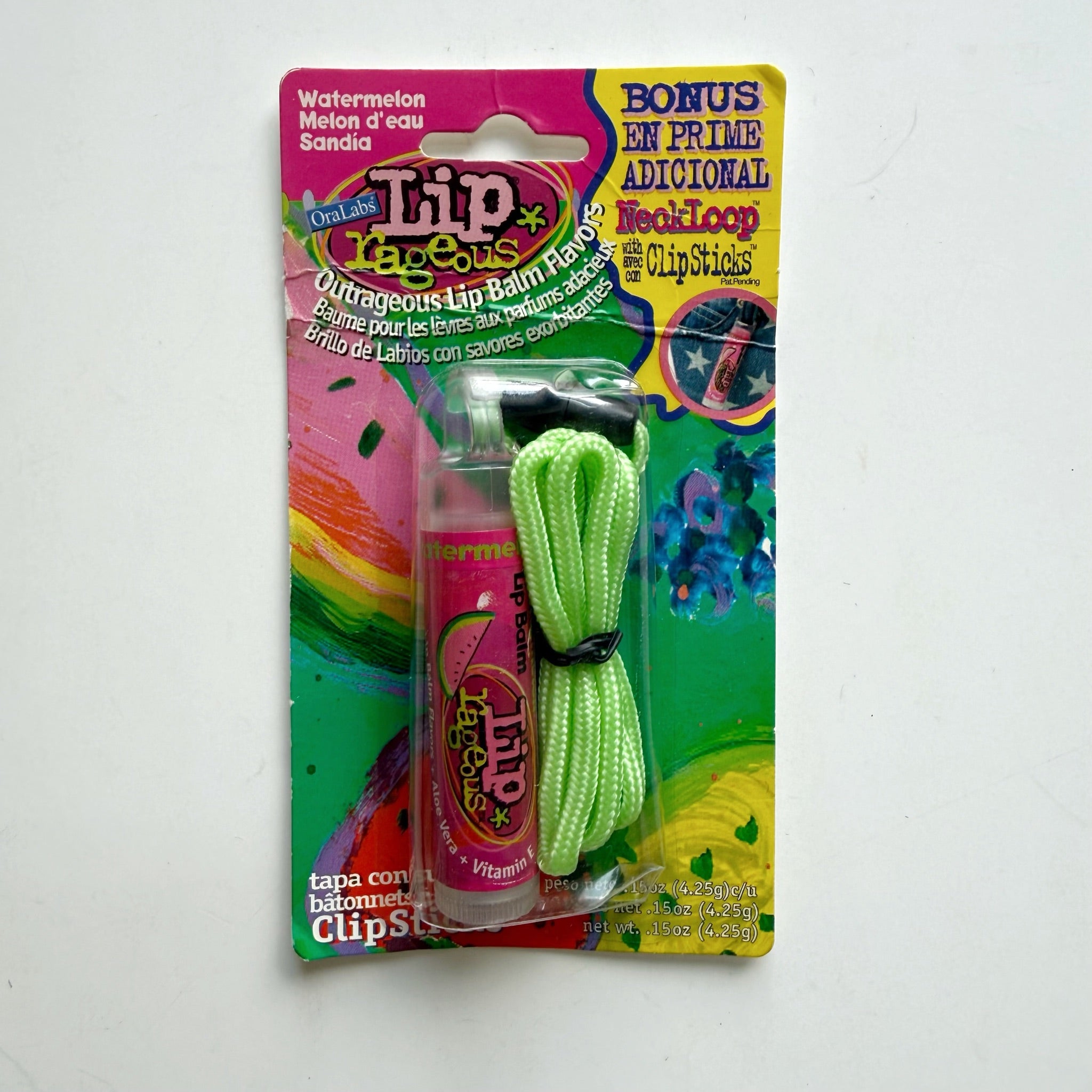 lip Rageous Lip Balm Watermelon 90's Y2K Clipstick
