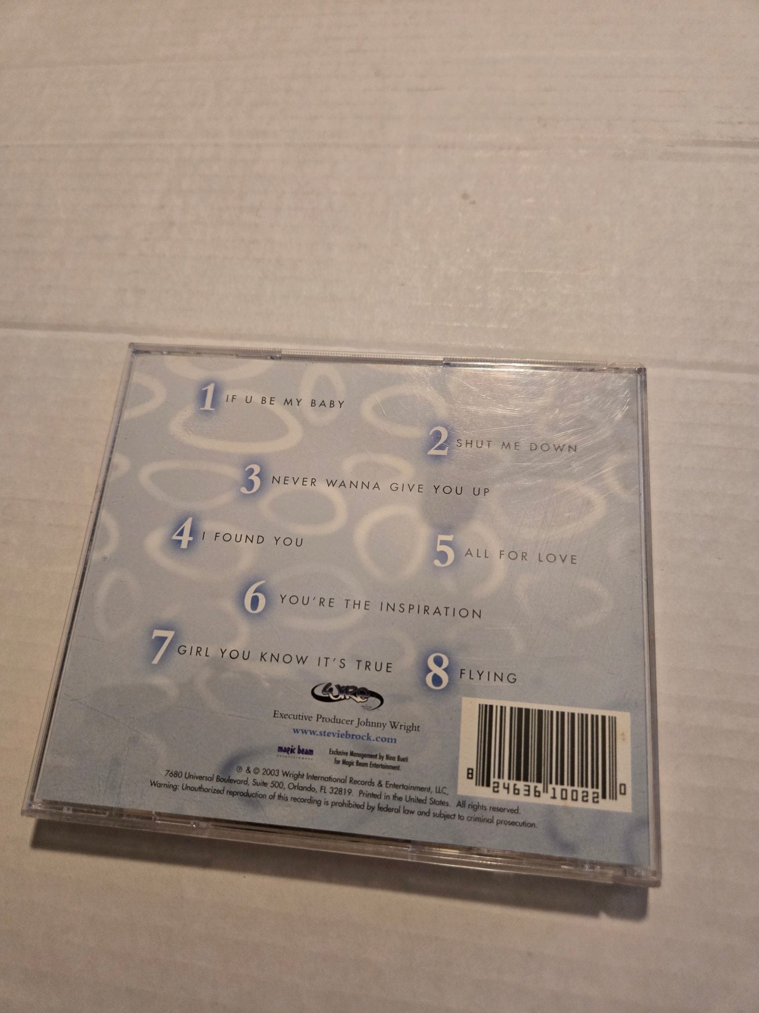 Stevie Brock Self Titled Enhanced CD