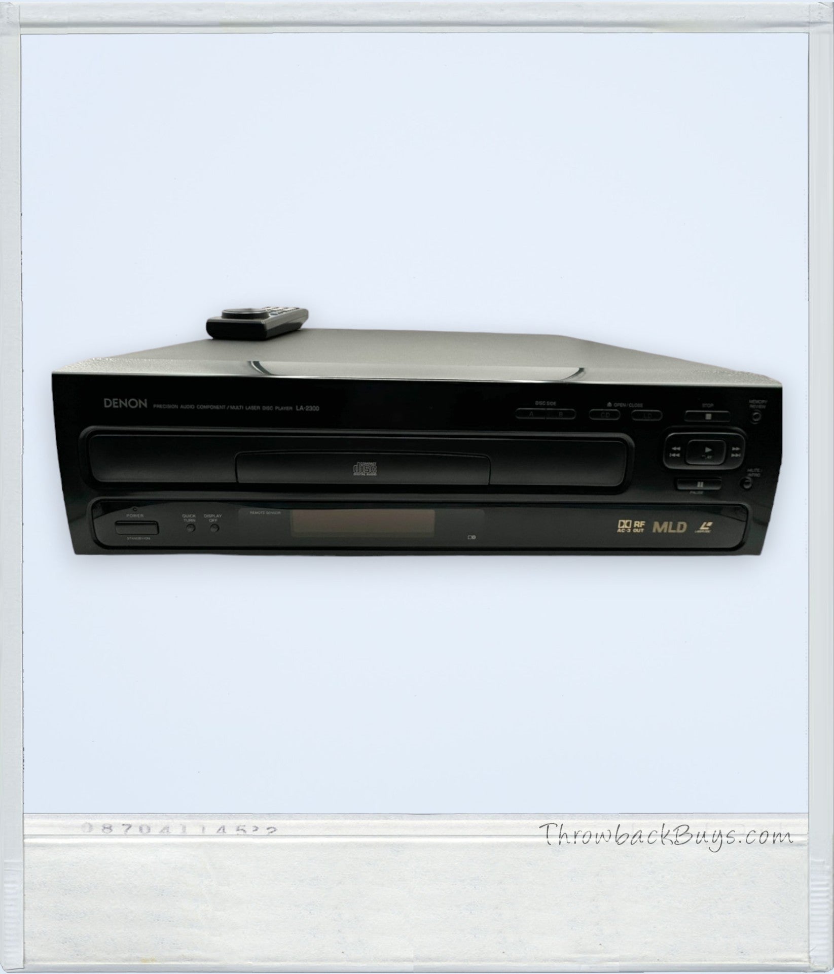 1995 - Denon Multi Laserdisc/CD Player w/Remote Laserdisc Player