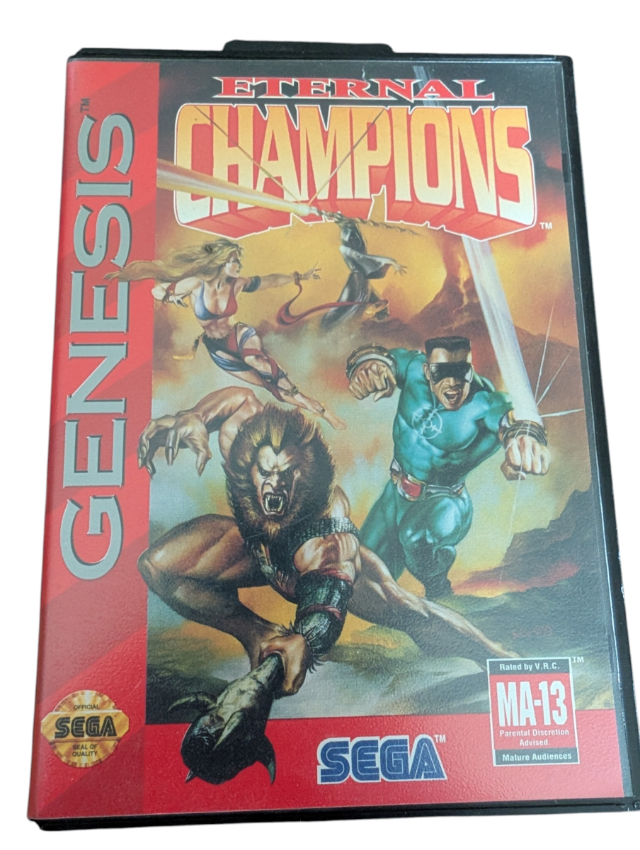 Eternal Champions - COMPLETE IN BOX (CIB) (1993) - Sega Genesis - Tested/Works - Video Games - ThrowbackBuys - Slaqr Retro Gaming & Collectibles