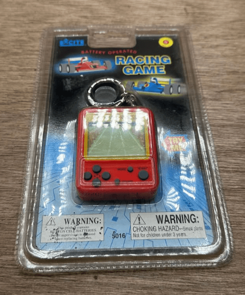 Excite Racing Game Key Chain Electronic Handheld Game Late 80's Early 90's NEW - ThrowbackBuys - Northwesttraders