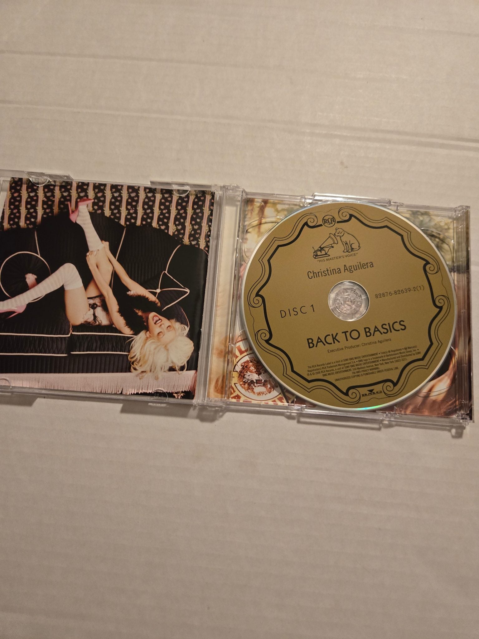 Christina Aguilera Back To Basics 2 Disc CD Set