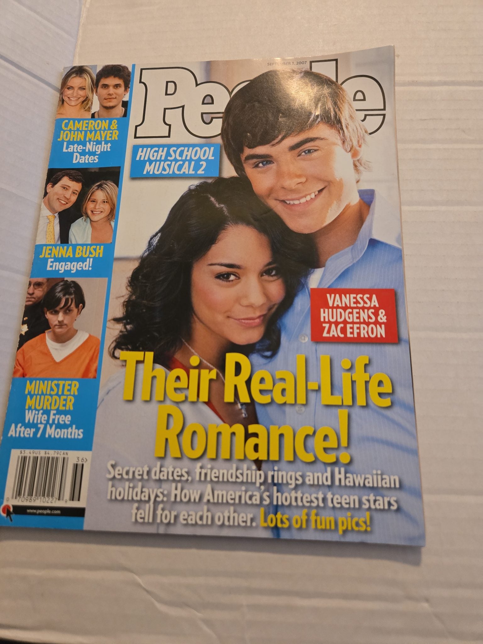 Vintage 2007 People Magazine High School Musical Zac Efron And Vanessa Hudgens