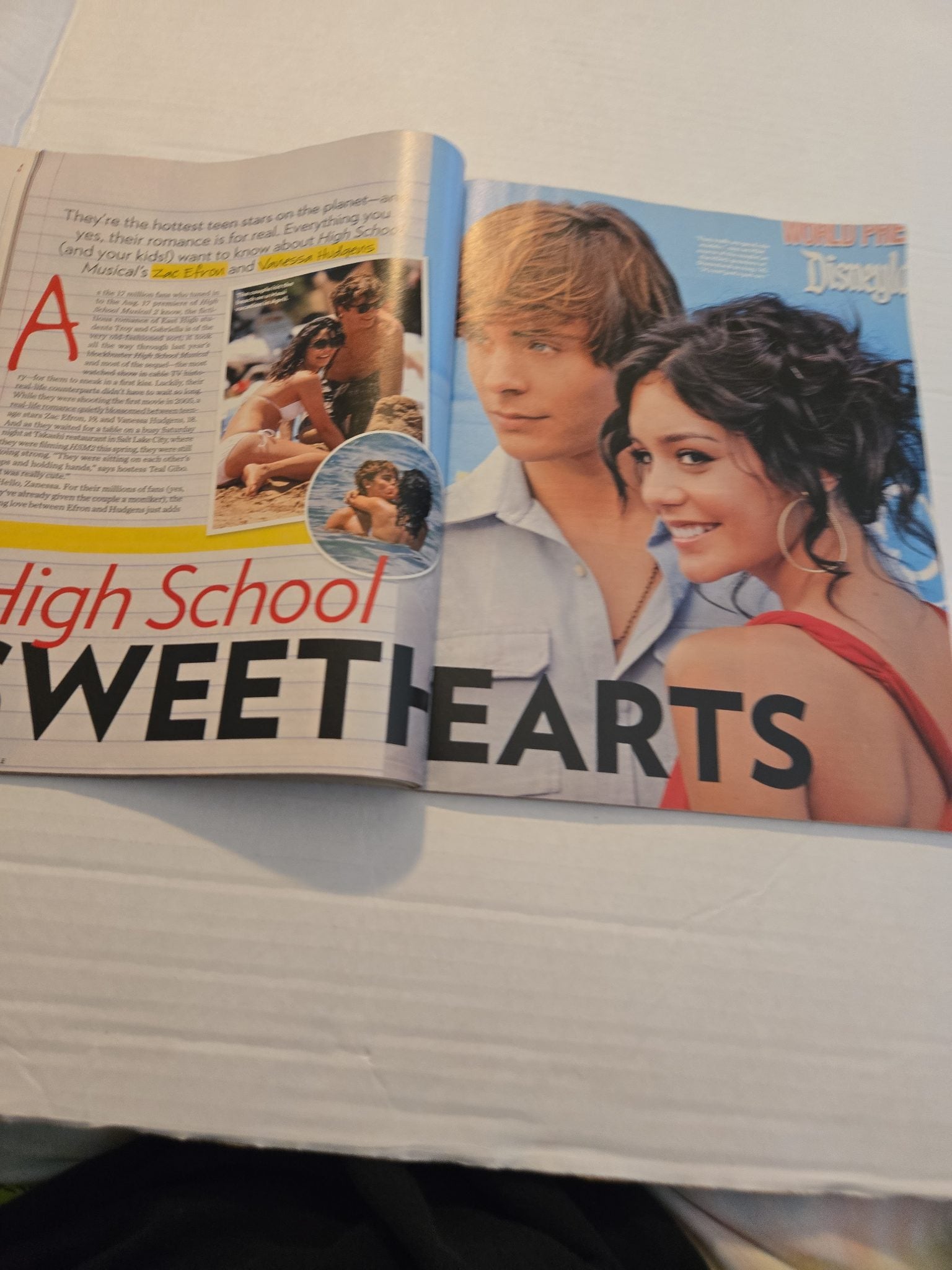 Vintage 2007 People Magazine High School Musical Zac Efron And Vanessa Hudgens
