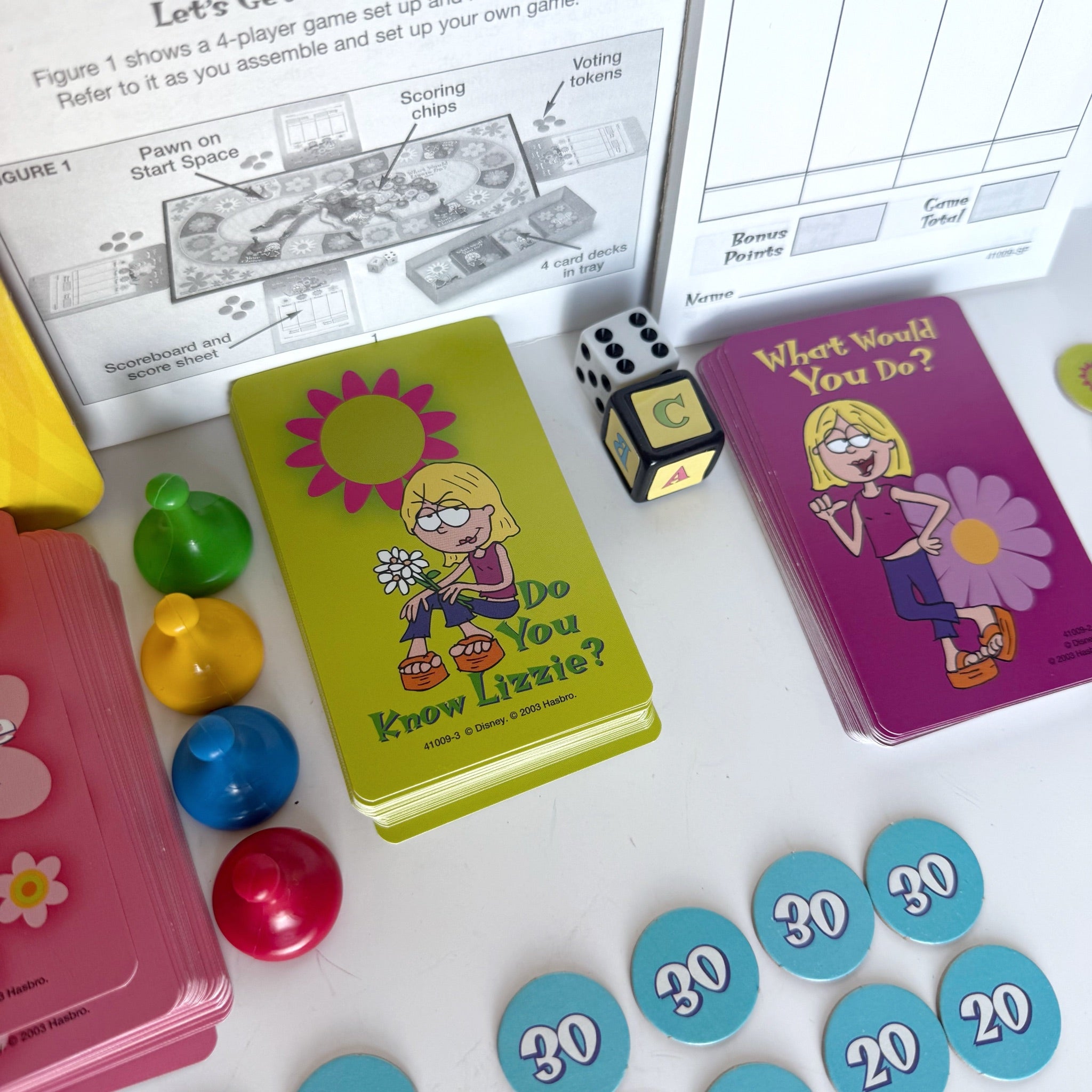 What Would Lizzie Do? Lizzie McGuire Board Game 2003
