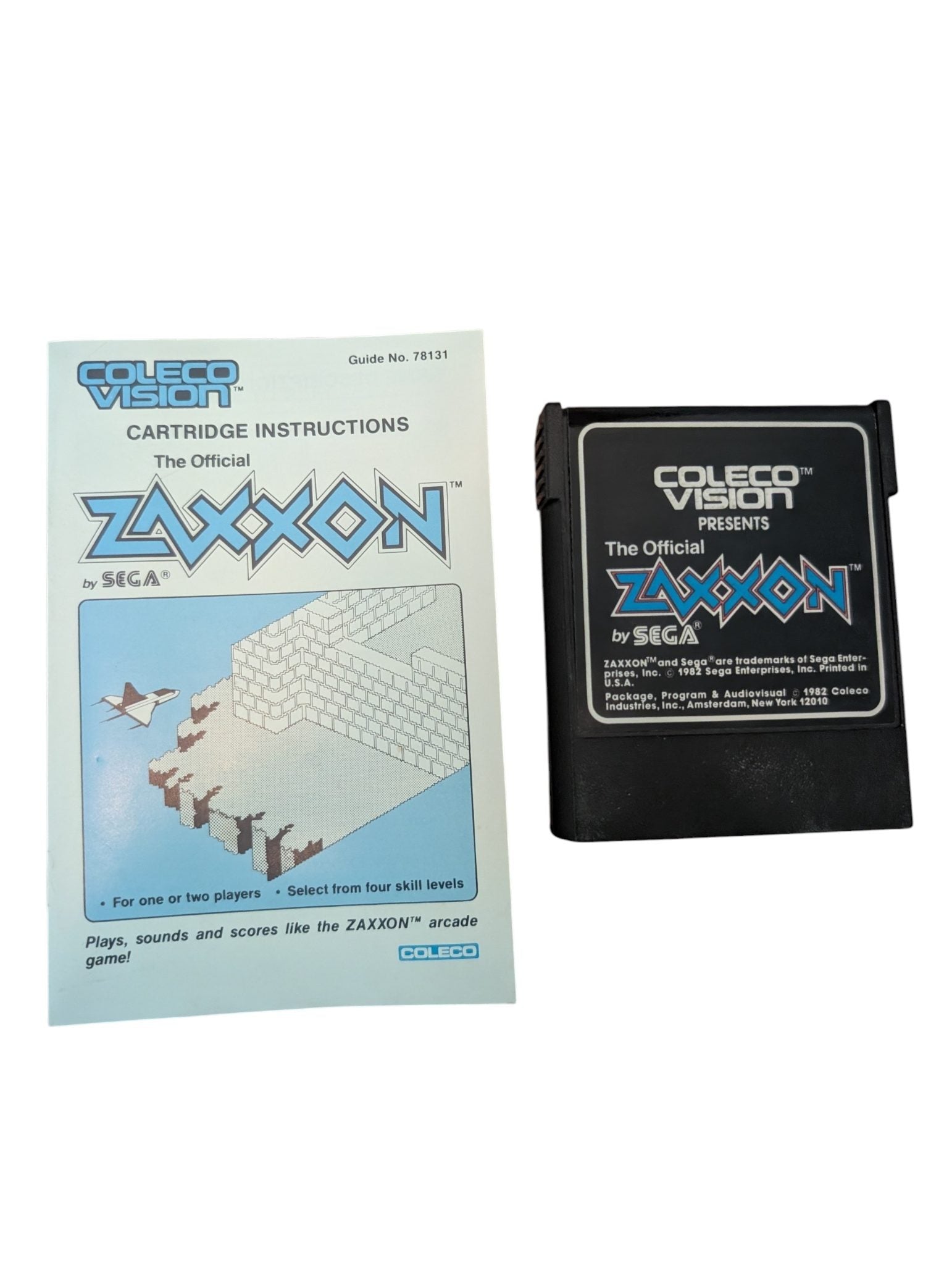 Zaxxon & Manual - Colecovision - (1982)