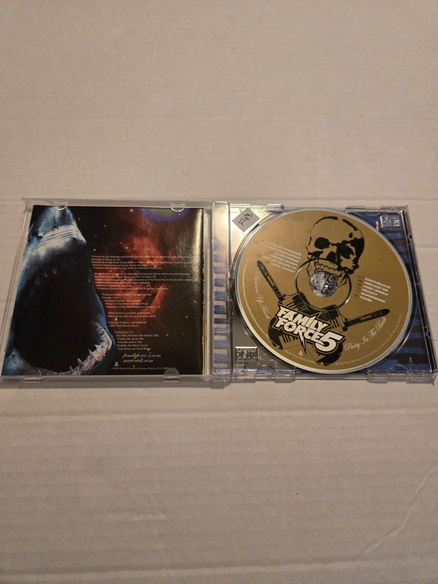 Family Force 5 Business Up Front Party In The Back Promotional CD - CDs - ThrowbackBuys -Amanda's Awesome Finds