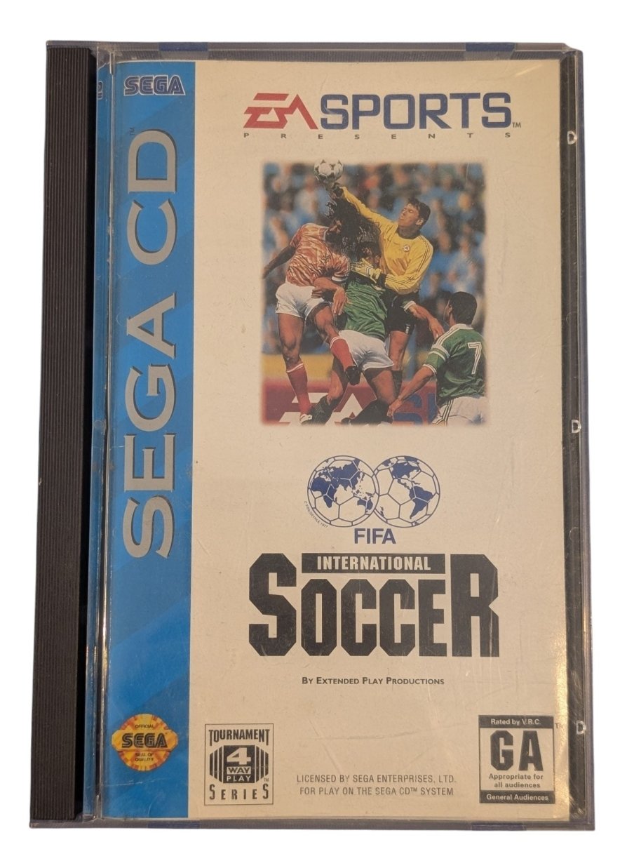 FIFA International Soccer - Complete in Box (CIB) - Sega CD - 1994 - Tested/Works - Video Games - ThrowbackBuys -Slaqr Retro Gaming & Collectibles