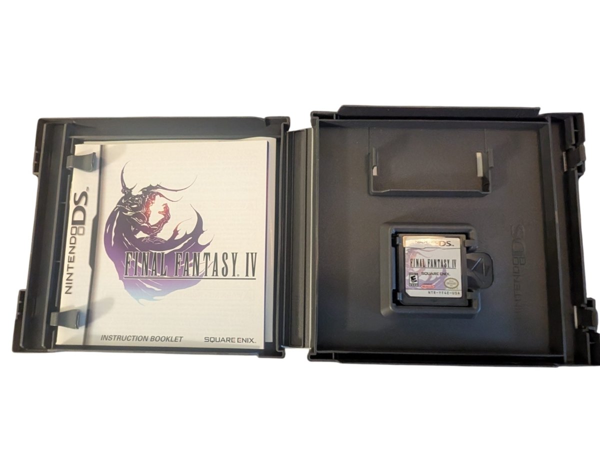 Final Fantasy IV - Complete in Box (CIB) - Nintendo DS - 2008 - Tested/Works - Video Games - ThrowbackBuys -Slaqr Retro Gaming & Collectibles