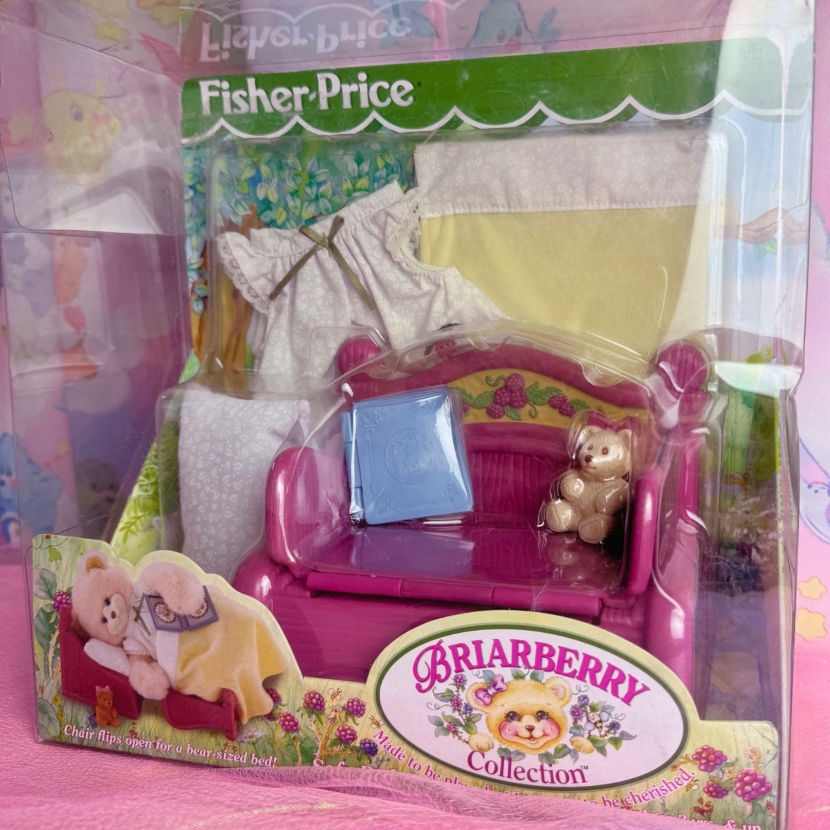 Fisher Price Briarberry Bears Collection - Sofa Bed Playset - Action Figures & Collectibles - ThrowbackBuys - Starbunnyvintage