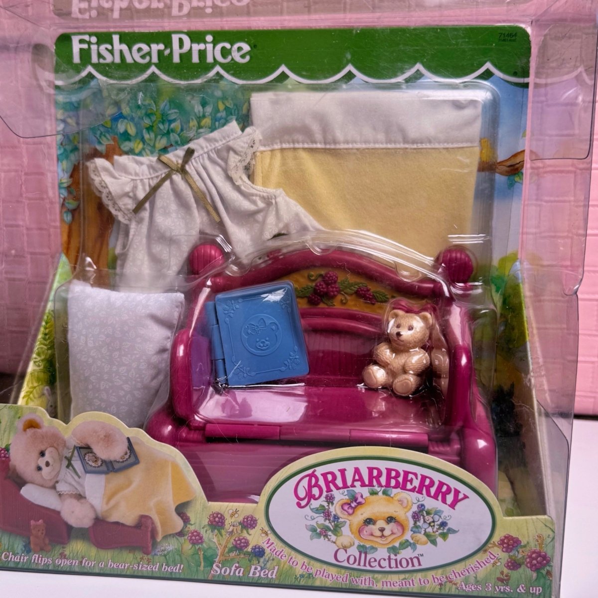 Fisher Price Briarberry Bears Collection - Sofa Bed Playset - Action Figures & Collectibles - ThrowbackBuys - Starbunnyvintage