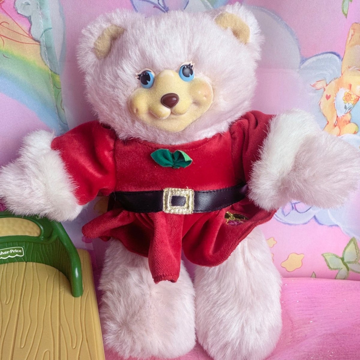 Fisher Price Briarberry Bears Lot: Bear, Sled, Santa Outfits - Vintage 90s Toys - Action Figures & Collectibles - ThrowbackBuys - Starbunnyvintage