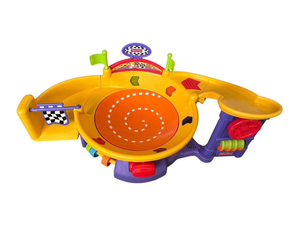 Fisher Price Lil Zoomers Spinnin' Sounds Speedway - Toy Accessories - ThrowbackBuys - Abunnysvintageco