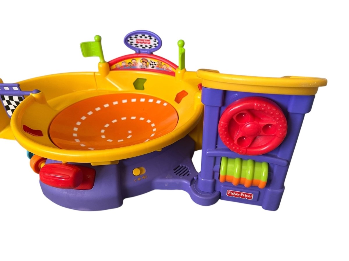 Fisher Price Lil Zoomers Spinnin' Sounds Speedway - Toy Accessories - ThrowbackBuys - Abunnysvintageco