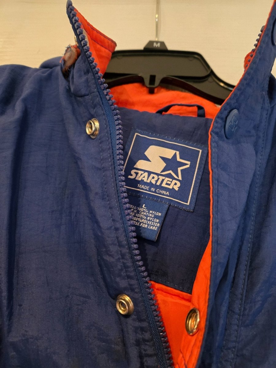 Florida Gators Starter Size Large Pullover Jacket Front Pouch Pocket Vintage - Jackets - ThrowbackBuys - Amanda's Awesome Finds