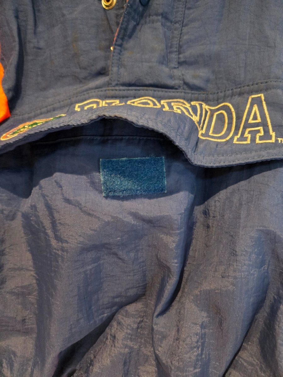 Florida Gators Starter Size Large Pullover Jacket Front Pouch Pocket Vintage - Jackets - ThrowbackBuys - Amanda's Awesome Finds