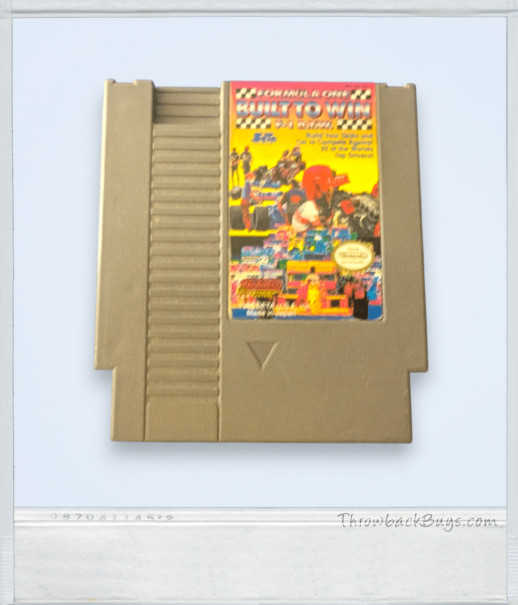 Formula One: Built to Win - Cartridge (1990) - NES - Tested/Works - Video Games - ThrowbackBuys - slaqr retro gaming & collectibles