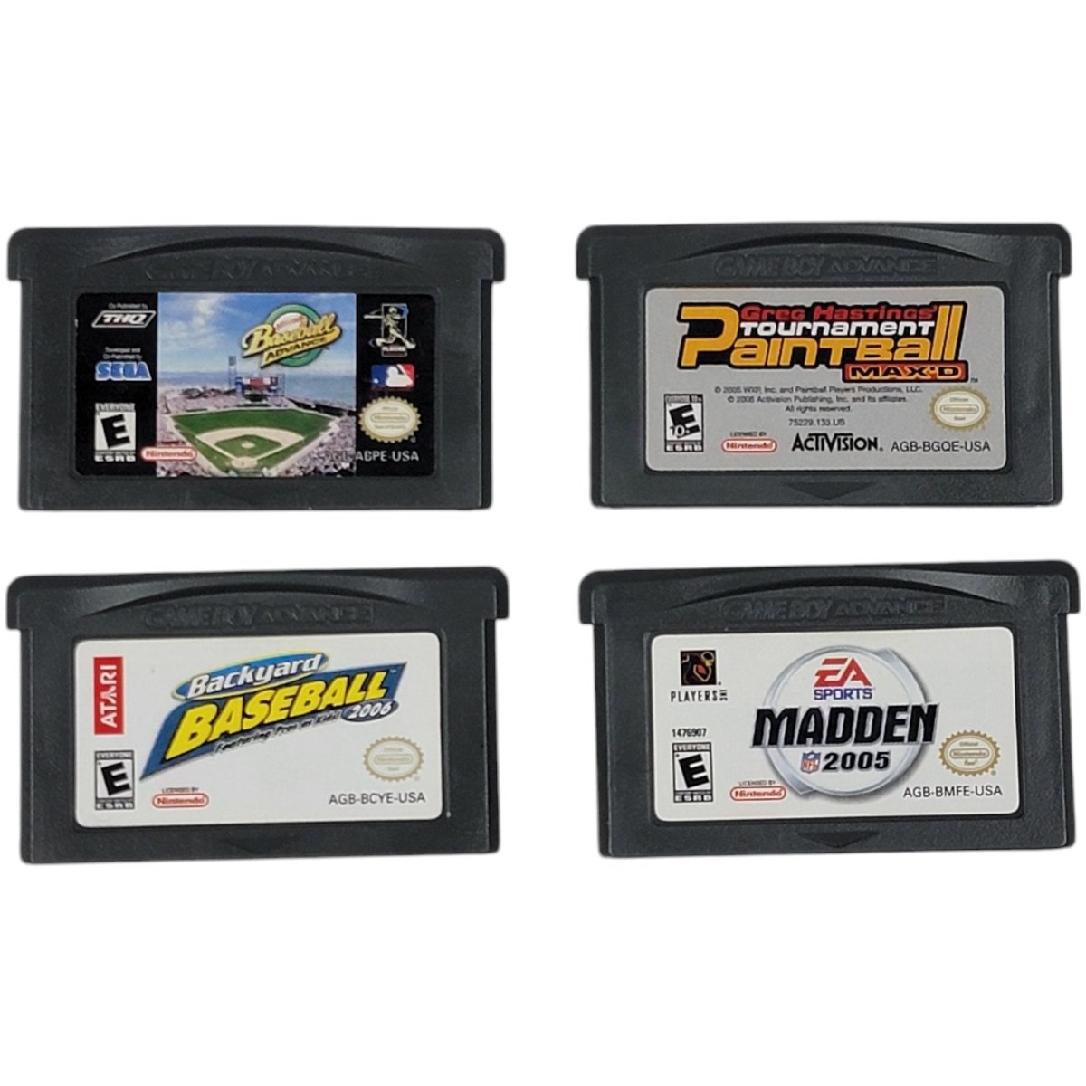 Game Boy Advance Games Madden 2005, Backyard Baseball, Baseball Advance, & More - Video Games - ThrowbackBuys - A N E 1 Stop Shop