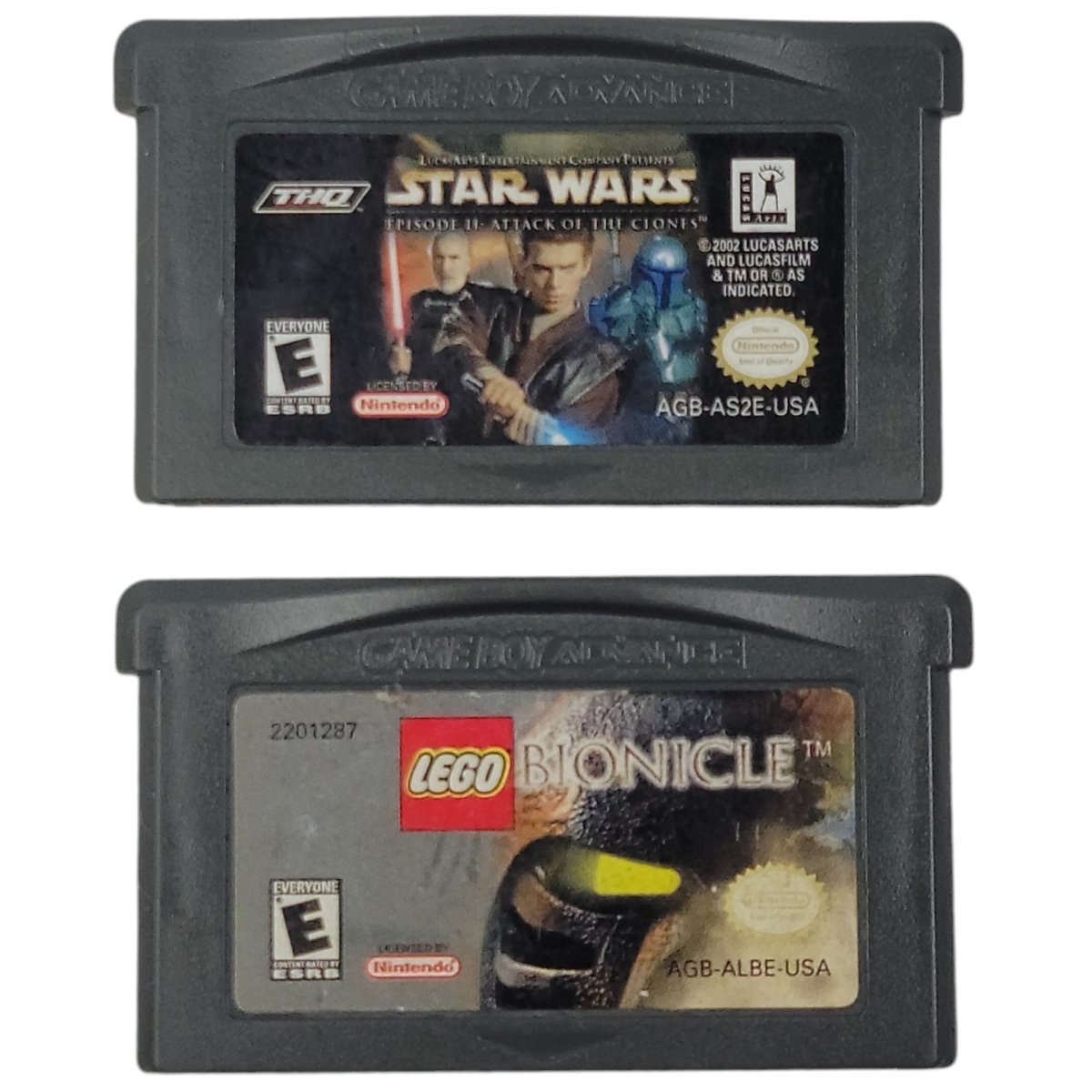 Game Boy Advance Games Star Wars Episode II Attack of the Clones & Lego Bionicle - Video Games - ThrowbackBuys - A N E 1 Stop Shop