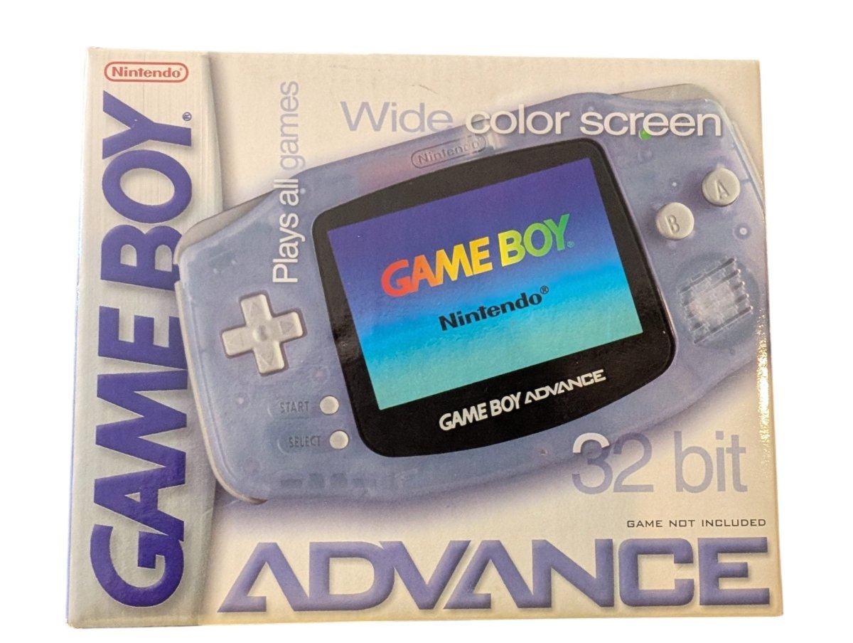 Gameboy Advance - Glacier - Complete in Box (CIB) - (2001) - Handheld Consoles - ThrowbackBuys -Slaqr Retro Gaming & Collectibles
