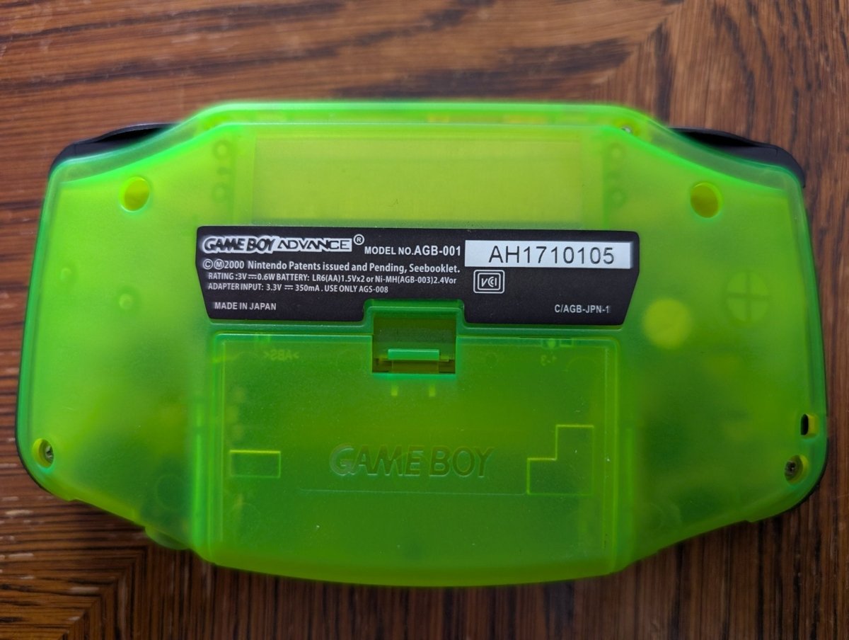 Gameboy Advance - Glow in the Dark Edition - with IPS v5 backlit screen - Video Games - ThrowbackBuys - Slaqr Retro Gaming & Collectibles