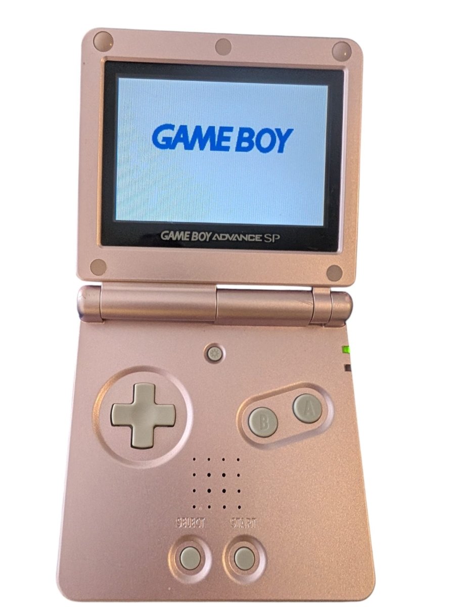 Gameboy Advance SP - Pearl Pink AGS-101 - Complete in Box (CIB) - (2005) - Handheld Consoles - ThrowbackBuys -Slaqr Retro Gaming & Collectibles