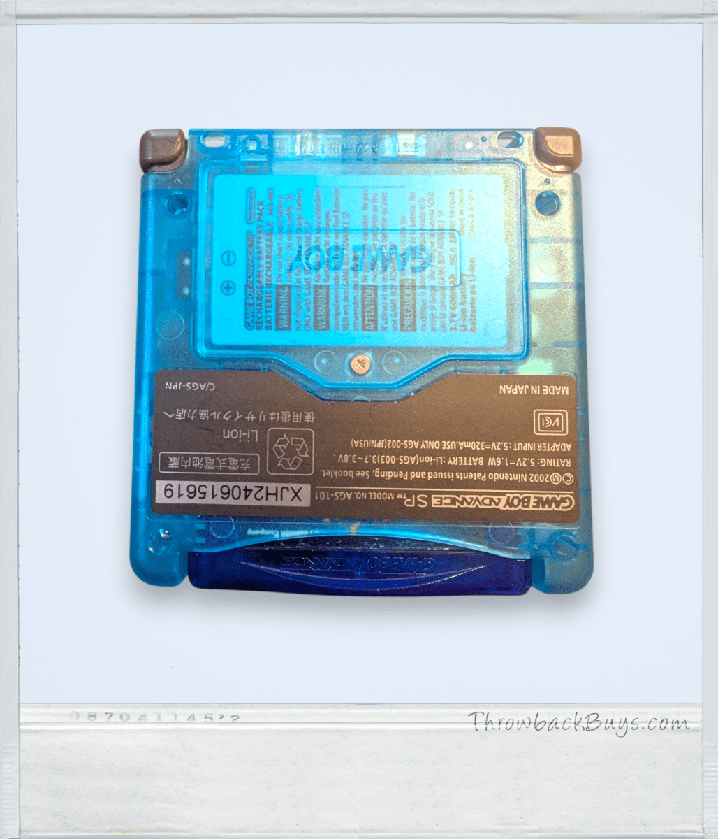 Gameboy Advance SP - ThrowBack Buys Edition - 1 - of - 1 - Handheld Consoles - ThrowbackBuys - Slaqr Retro Gaming & Collectibles