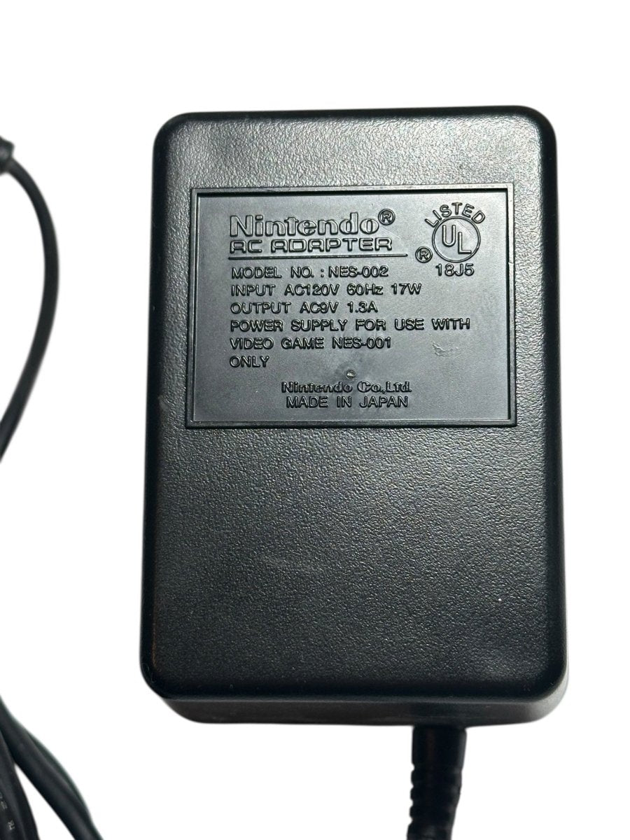 Genuine Original Nintendo NES Power Supply AC Adapter OEM NES - 002 - Video Game Accessories - ThrowbackBuys - Abunnysvintageco
