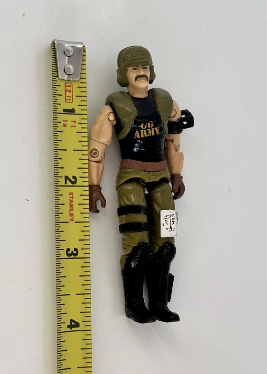 GI JOE BACKBLAST Action Figure Hasbro ANTI - AIRCRAFT SOLDIER 1989 Vintage (READ) - Action Figures & Collectibles - ThrowbackBuys - Raybar121